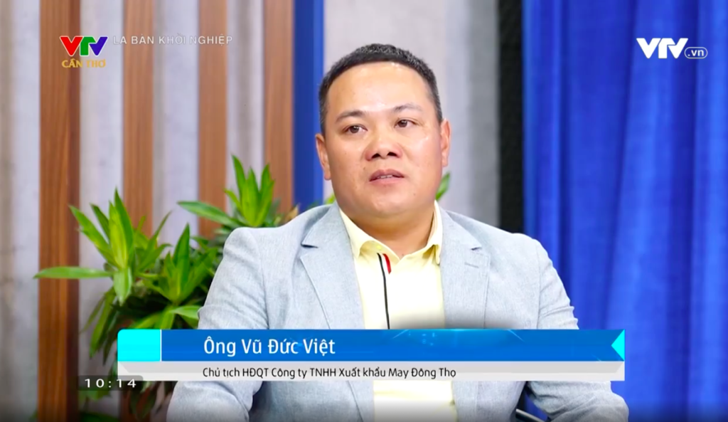 Ông Vũ Đức Việt - Chủ tịch HĐQT Công ty TNHH Xuất khẩu May Đông Thọ