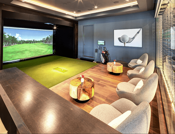 Thi công phòng golf 3D tại nhà